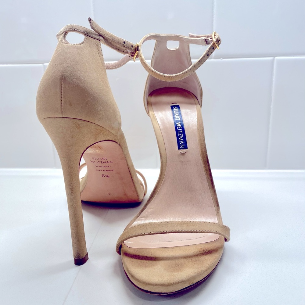 Stuart Weitzman Nudist Heel Sandal
